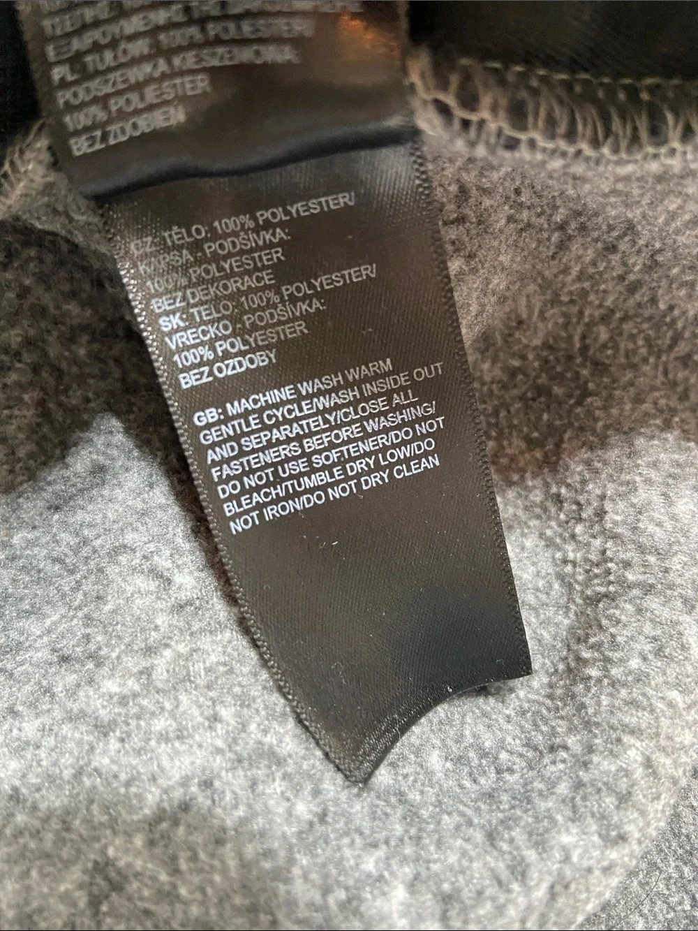 The North Face Women's Campbell Quarter-Zip Fleece Pullover Jacket Grey S